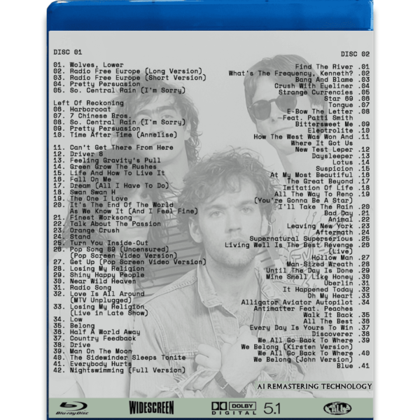 Bluray Duplo R.E.M. The Historical Collection (Videografia) - Imagem 2