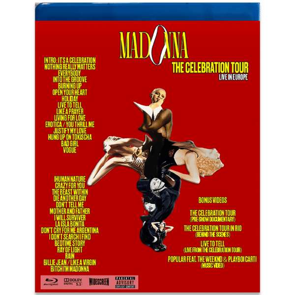 MADONNA THE CELEBRATION TOUR LIVE IN EUROPE (DVD e Bluray) - Imagem 2